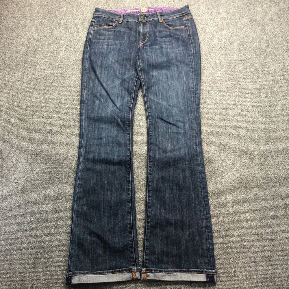 Rich & Skinny True Blue Vintage Flare Jeans Dark Wash Size 29 Made in USA